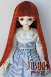 Long Straight Synthetic Mohair Doll Wig JD056