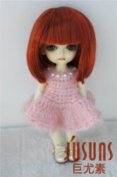 Lovely Short Cut Doll Wig Synthetic Mohair JD050