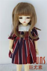 Lovely Short Curly Synthetic Mohair Doll Wig JD045
