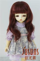 Lovely Short Curly Synthetic Mohair Doll Wig JD045