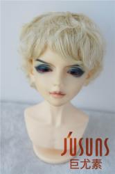 Boyish Short Curly Doll Wig Kanekalon Fiber JD043