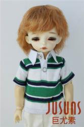 Boyish Short Curly Doll Wig Kanekalon Fiber JD043