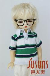 Boyish Short Curly Doll Wig Kanekalon Fiber JD043