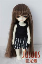 Long Straight Doll Wig Kanekalon Fiber JD024