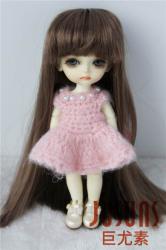 Long Straight Doll Wig Kanekalon Fiber JD024