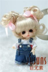 Charming Curl BJD Synthetic Mohair Doll Wig JD011