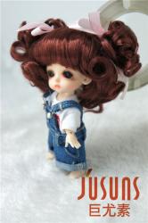 Charming Curl BJD Synthetic Mohair Doll Wig JD011