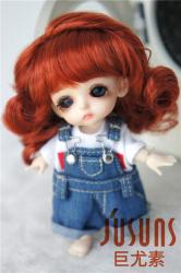 Soft Curly Synthetic Mohair BJD Doll Wigs JD038