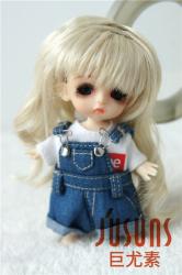 Lovely Curly Synthetic Mohair Doll Wig JD282