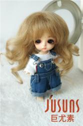 Fashion Curly BJD Mohair Doll Wigs D20313