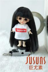 Long Straight Synthetic Mohair Doll Wig JD056