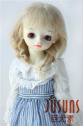 Lovely Double Braids BJD Mohair Doll Wigs JD344