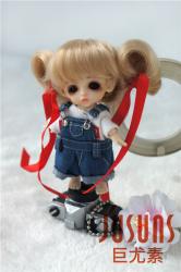 Two Pony Synthetic Mohair Doll Wigs JD034