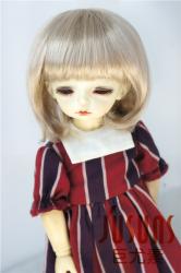 Full Bangs Short Wave Synthetic Mohair Doll Wigs JD190