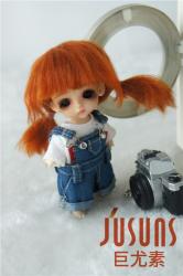 Lovely Two Pony BJD Mohair Doll Wigs JD446