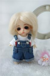 Short Boy Cut Resin BJD Mohair Doll Wig JD032