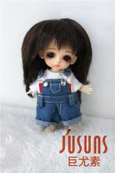 Unisex Nature Doll Wig Synthetic Mohair JD046