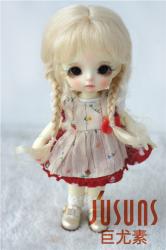 Fashion BJD Two Braids Mohair Wigs D2033B