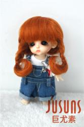 Fashionable Short Braid Mohair Doll Wigs JD143