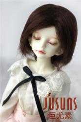 Short Boy Cut Resin BJD Mohair Doll Wig JD032