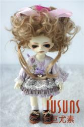 Lovely Curly Synthetic Mohair Doll Wigs JD094