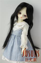 Long Straight Doll Wigs Kanekalon Fiber JD106