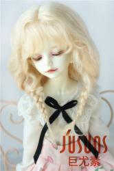 Fashion BJD Two Braids Mohair Wigs D2033B