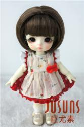 Cute Short Bobo Air Bangs Doll Wig Synthetic Mohair JD286
