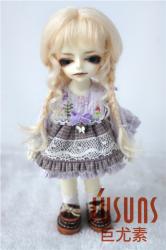 Fashion BJD Two Braids Mohair Wigs D2033B