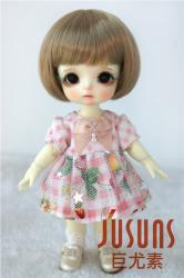 Lovely Short Cut Doll Wigs Synthetic Mohair JD256