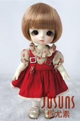Lovely Short Cut Doll Wigs Synthetic Mohair JD256