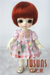 Lovely Short Cut Doll Wigs Synthetic Mohair JD256