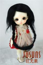 Lovely Two Braids BJD Mohair Doll Wigs JD061