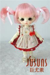 Double Pony Doll Wigs Synthetic Mohair JD070