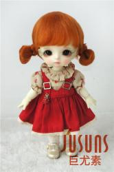 Lovely Two Braids BJD Mohair Doll Wigs JD142