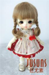 Fashionable Short Braid Mohair Doll Wigs JD143
