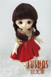 Fashionable Short Braid Mohair Doll Wigs JD143