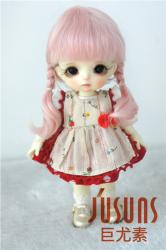 Fashionable Short Braid Mohair Doll Wigs JD143
