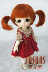 Lovely Twin Tail Mohair Doll Wigs JD203