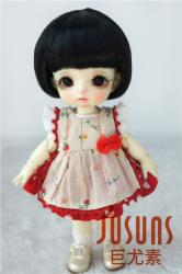 Lovely Short Cut Doll Wigs Synthetic Mohair JD256