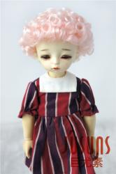 Fashion Short Curly BJD Synthetic Mohair Wigs JD522