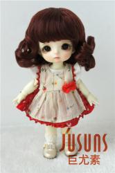 Fashion Short Curly Doll Wigs Synthetic Mohair JD164