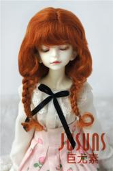 Fashion BJD Two Braids Mohair Wigs D2033B