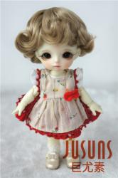 Cute Curly BJD Synthetic Mohair Doll Wig JD369