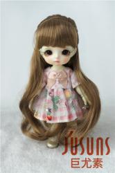 Long Wavy Pony Hair Synthetic Mohair Doll Wigs JD096