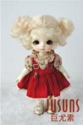 Lovely Short Double Braid BJD Doll Wigs Mohair JD269