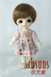 Fashion Short Synthetic Mohair Doll Wig D28053