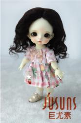 Lovely Curly BJD Mohair Doll Wig JD039