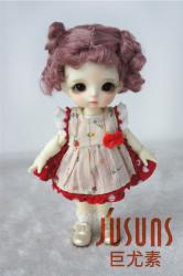 Double Pony Curly Synthetic Mohair Doll Wigs JD048