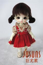 Lovely Two Braids BJD Mohair Doll Wigs JD142